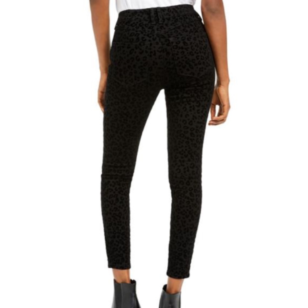 NWT REWASH Womens Black Solid Skinny Pants - Picture 2 of 2